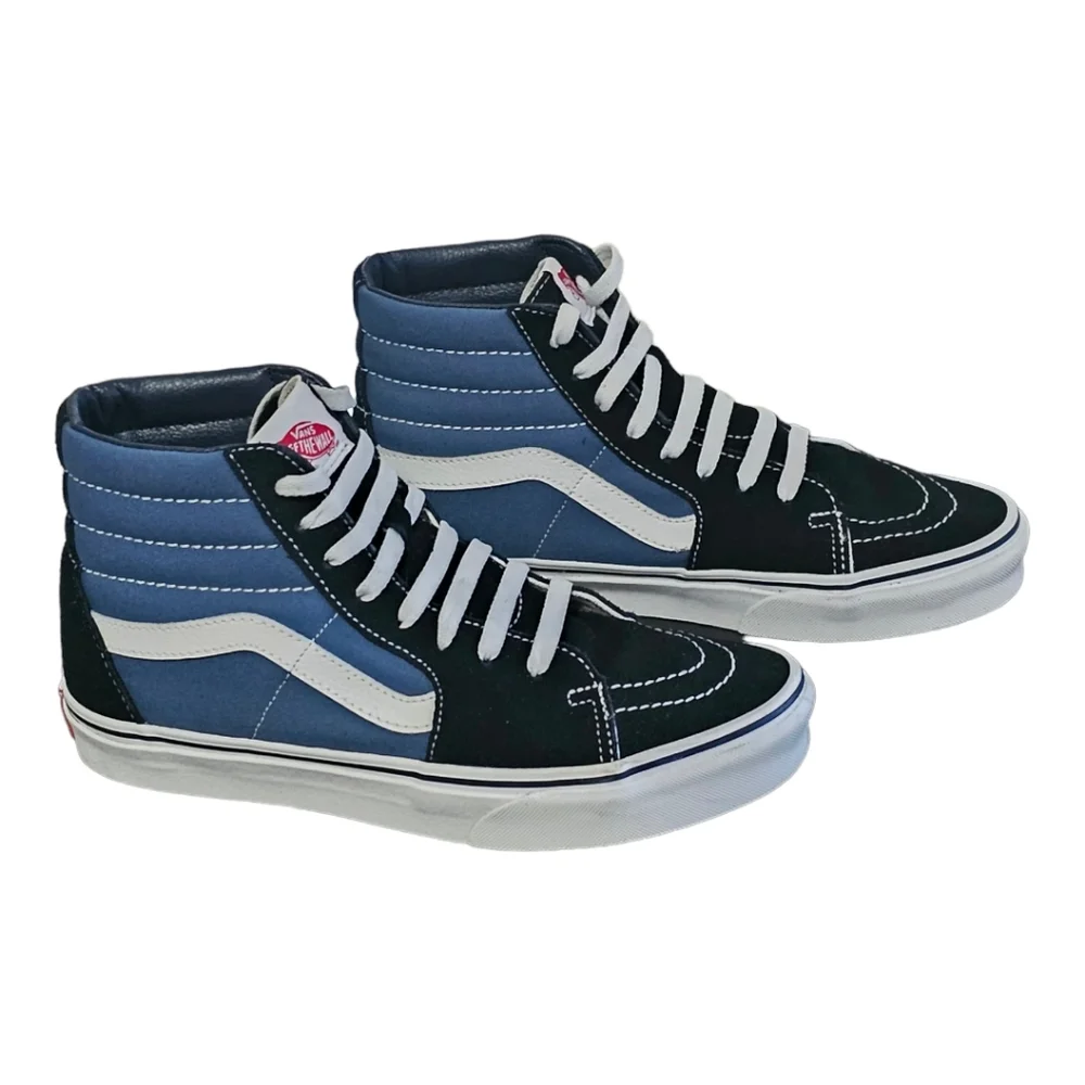 VANS Sk8-Hi UNISEX Casual High-Top Skate Shoes, Signature Waffle Rubber Sole - Picture 1 of 11
